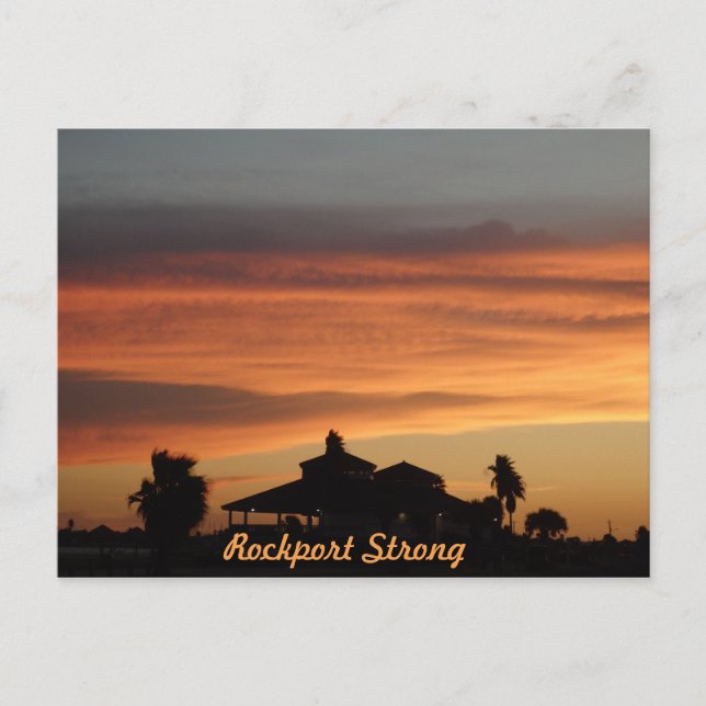 Rockport Beach Postkarte (Vorderseite)
