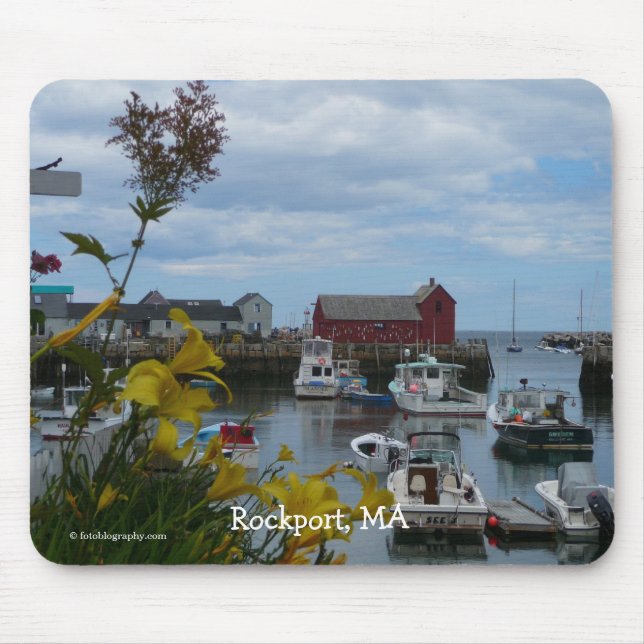 Rockport Hafen Mousepad (Vorne)