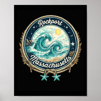 Rockport Massachusetts Nautische Küsten New Englan Poster