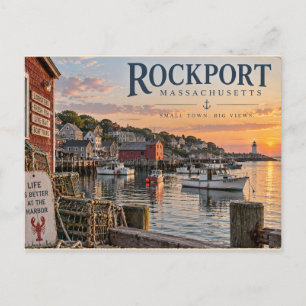 Rockport, Massachusetts Postkarte