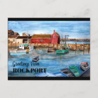 Rockport Massachussetts New England Malerei