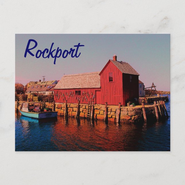 Rockport Postkarte (Vorderseite)