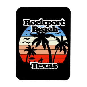 Rockport Strand Texas Magnet