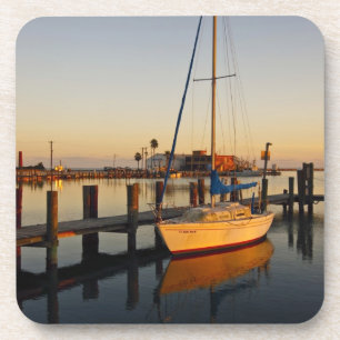 Rockport, Texas Hafen bei Sonnenuntergang Getränkeuntersetzer