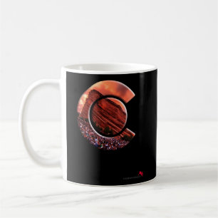 Rocks Amphitheater Colorado State Flag Kaffeetasse