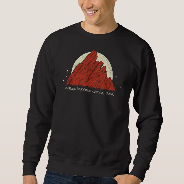 Rocks Amphitheater Morrison Colorado Sweatshirt (Vorderseite)