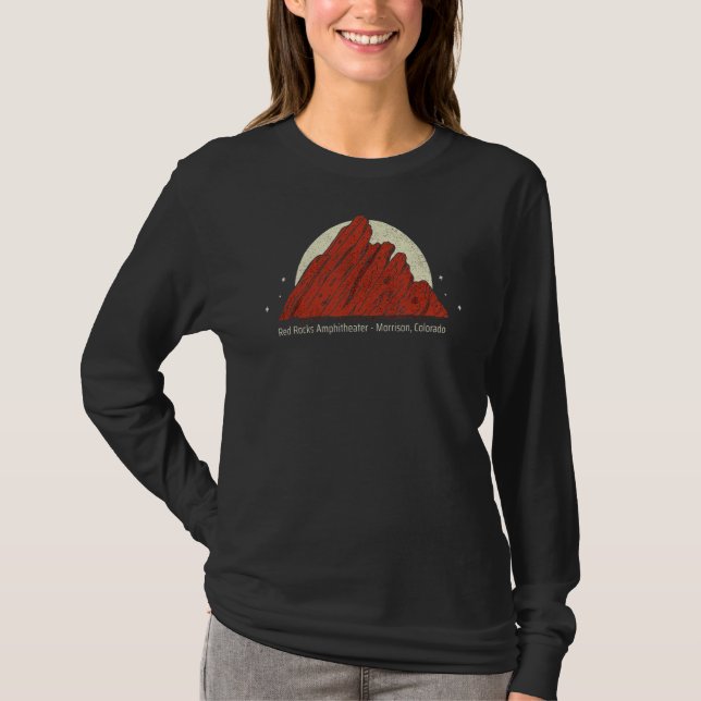 Rocks Amphitheater Morrison Colorado T-Shirt (Vorderseite)