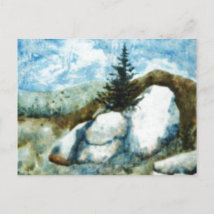 "Rocks and Pine" - Landstraßen Postkarte