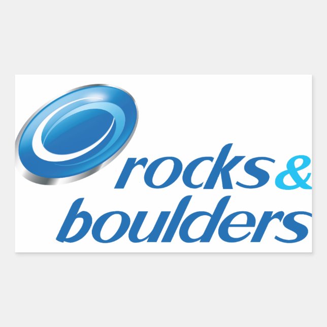 Rocks & Boulders (Parody) Rechteckiger Aufkleber (Vorderseite)