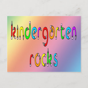 Rocks de jardin d'enfants - Cartes postales au cra