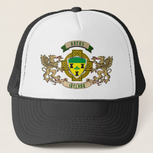 Rocks Irish Shield & Griffins Personalisiert Truckerkappe