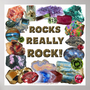 Rocks Really Rock Poster