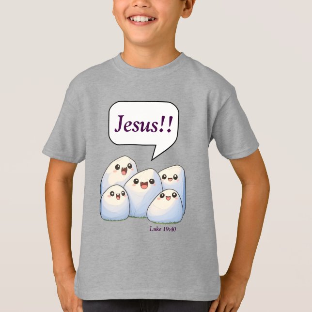 Rocks rufen seinen Namen heraus T-Shirt (Vorderseite)