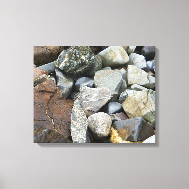 Rocks Stretched 20"x16" Canvas Print Leinwanddruck (Vorderseite)