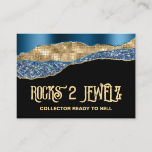 "Rocks to Jewels Business Card" Visitenkarte