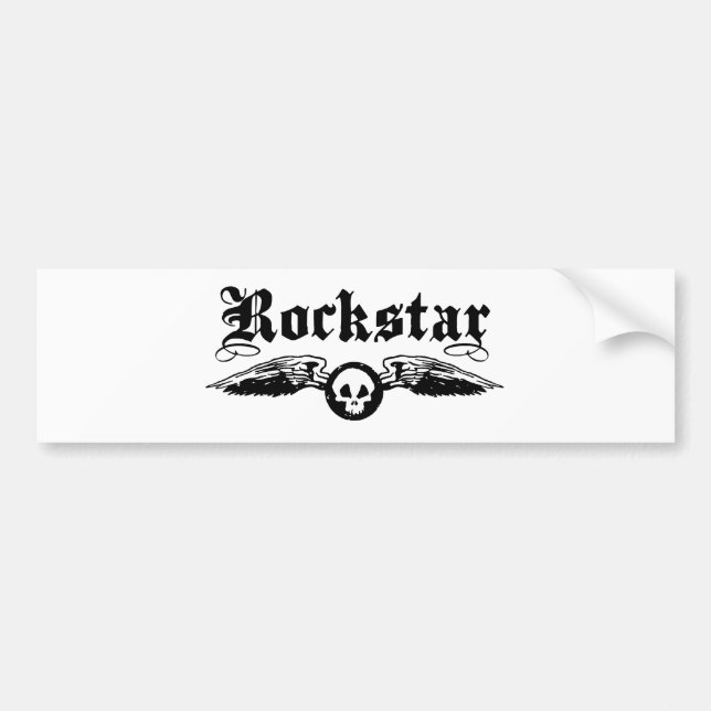 Rockstar Autoaufkleber (Vorne)