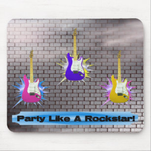 Rockstar Backsteinmauer Mousepad