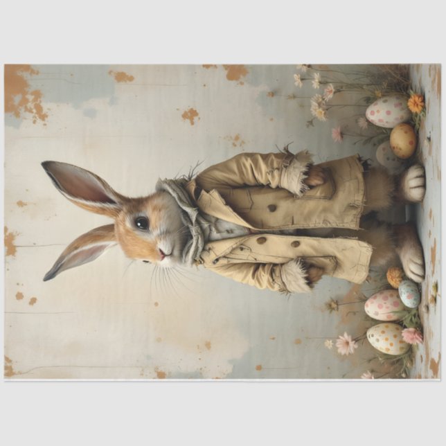 Rockstar Bunny in Tissue Seidenpapier (Vorderseite)