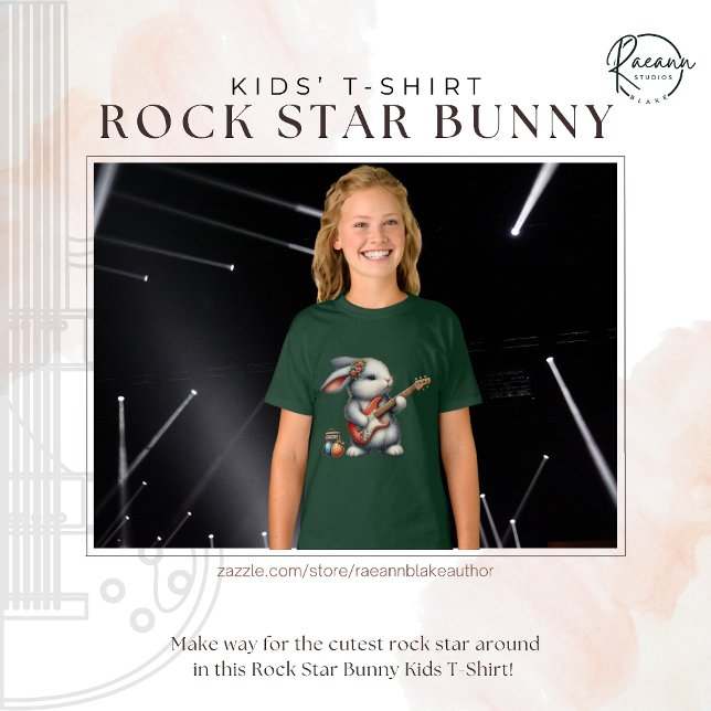 Rockstar Bunny Kids T - Shirt (Von Creator hochgeladen)