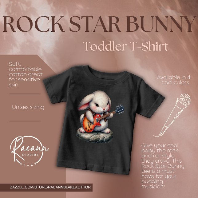 Rockstar Bunny Säugling T - Shirt (Von Creator hochgeladen)