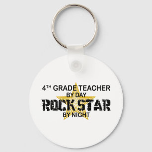 Rockstar by Night - 4. Klasse Schlüsselanhänger