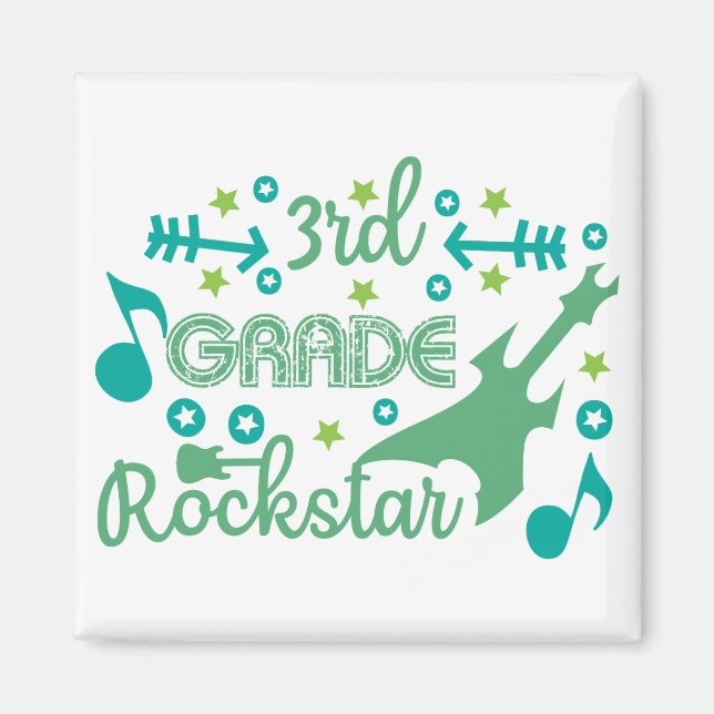 Rockstar der dritten Klasse Magnet (Vorne)