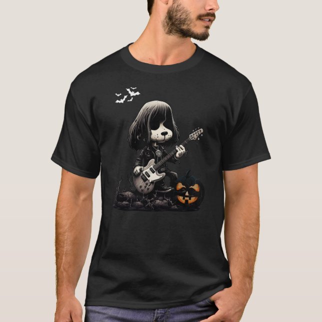 "Rockstar Dog Unisex T-Shirt" T-Shirt (Vorderseite)