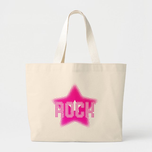 Rockstar - Emo alternative Schmutz-Rock-Punk-Szene Jumbo Stoffbeutel (Vorne)