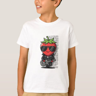 Rockstar Erdbeerkinder T-Shirt