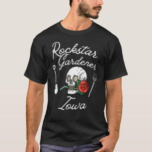 Rockstar-Gärtner Iowa Ia Rebellischer Gärtner Tote T-Shirt
