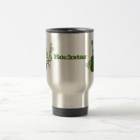 Rockstar Gitarre Tasse, grün