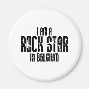 Rockstar in Belgien Magnet