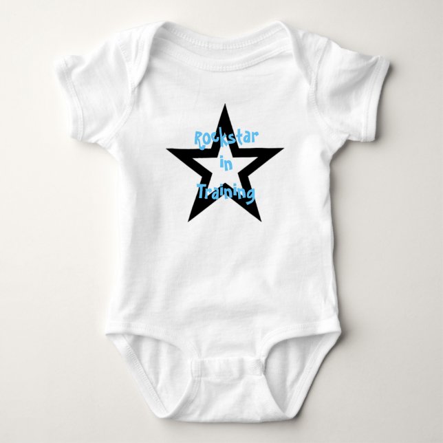 Rockstar in der Ausbildung Baby Strampler (Vorderseite)