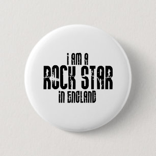 Rockstar in England Button