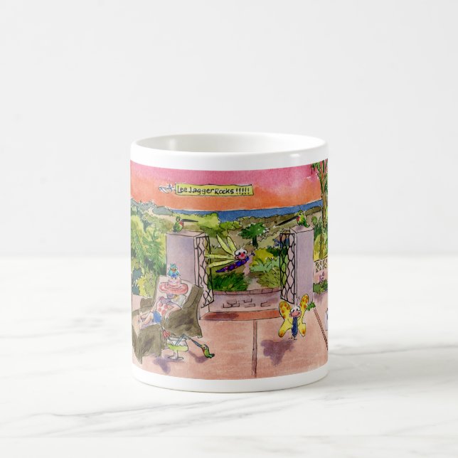 Rockstar Jagger Mansion Sunset Tasse (Mittel)