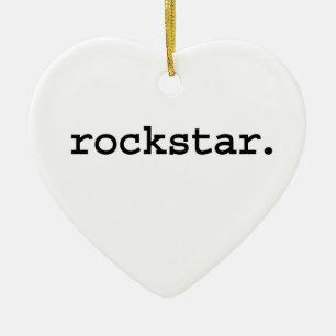 rockstar. keramik ornament