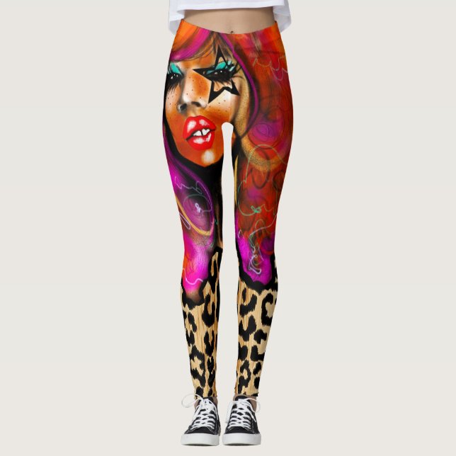 ROCKSTAR-LEGGINGS LEGGINGS (Vorderseite)