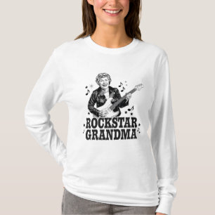 Rockstar Oma - Spaß und Retro Music Design T-Shirt