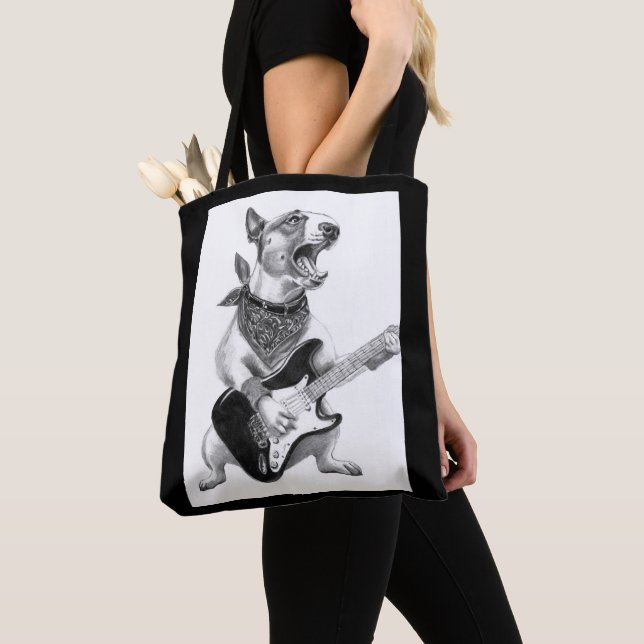 Rockstar pooch, Gitarrenheld Tasche (Von Nahem)