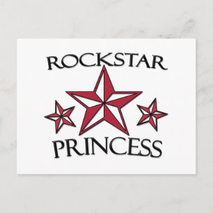 Rockstar Princess Postkarte