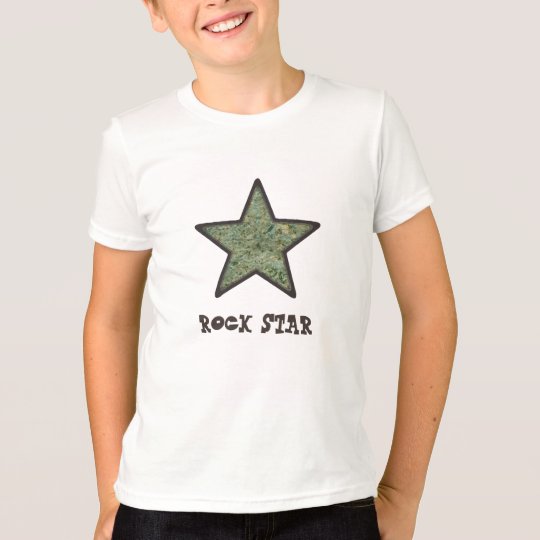 Rockstar-Rock-Beschaffenheit mit T-Shirt