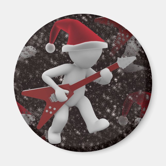 Rockstar Santa Magnet (Vorne)