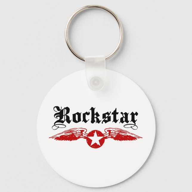 Rockstar Schlüsselanhänger (Vorderseite)