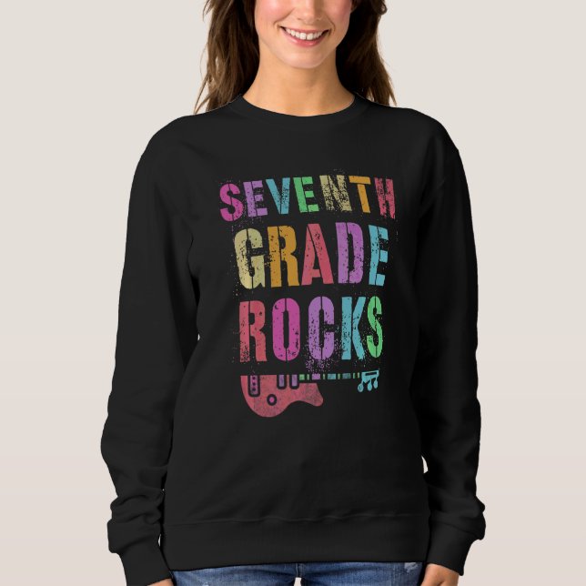 Rockstar-Team-Rock-Schüler der 7. Klasse Sweatshirt (Vorderseite)