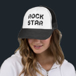 Rockstar Truckerkappe<br><div class="desc">Glauben Sie wie ein Rockstar mit diesem modernen und unbedeutenden Textentwurf. Völlig kundengerecht mit Ihren Lieblingsfarben.</div>
