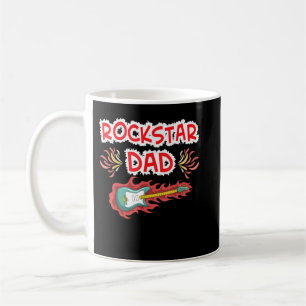 Rockstar-Vater E-Gitarre Rock-Fan Vatertag Kaffeetasse