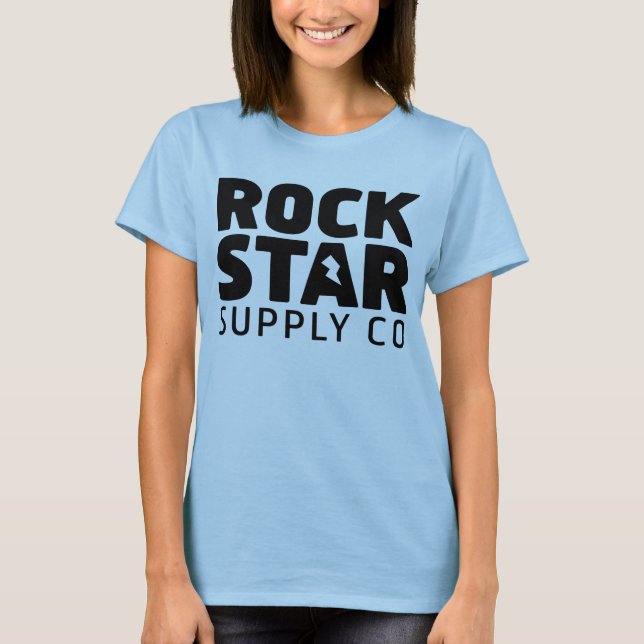 Rockstar-Versorgungs-Logo-Mädchen-T-Shirt T-Shirt (Vorderseite)