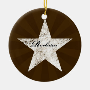 Rockstar Verzierung (Schmutzbeschaffenheiten - Keramikornament