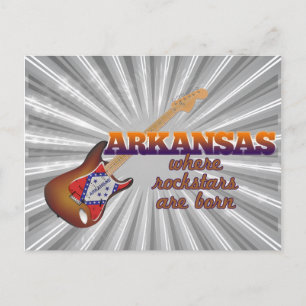 Rockstars sind in Arkansas geboren Postkarte