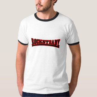 Rocksteady schwarzes Rot T-Shirt